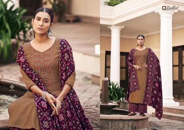 Zulfat Sohni Pure Wool Pashmina Designer Dress Material Collection 